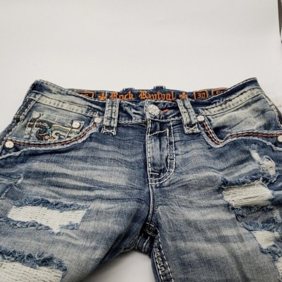 Rock Revival Men's Jeans "Fincher" Slim Boot - Picture 2 of 12